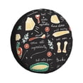 thumbnail image 1 of Easygdp Vegetable Quiche Wheel Sun Guard, Spare Tire Cover,Universal Trailer Suv Truck Camper Travel,Easy To Install And Remove -17 Inch, 1 of 9