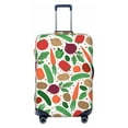 thumbnail image 1 of Easygdp Vegetables Print Elastic and Washable Suitcase Protective Cover with Hidden Zipper Fits 18-32 inch Luggage -X-Large, 1 of 9