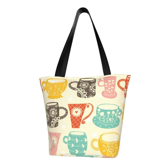 Easygdp Vintage Cup Shoulder Bags for Women,Crossbody Bags Shoulder Purse Handbag for Women