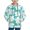 thumbnail image 1 of Easygdp Vintage Floral Boys Hoodie Kids Sweatshirt Youth Pullover With Hood-X-Large, 1 of 6