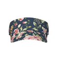 thumbnail image 1 of Easygdp Vintage Floral Stretchy Visor - Unisex Visor Hat for Men and Women, UPF 50 Sun Protection Visor, Ultra-Light, 1 of 8
