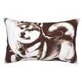 thumbnail image 1 of Gaeub Vintage Husky Dog Printed Men's Short Pajama Pants, Lightweight Lounge & Sleep Bottoms Keep You Cool-20"x30", 1 of 6