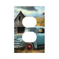 thumbnail image 1 of Easygdp Vintage Truck Farm Scene Decorator Light Switch or Receptacle Outlet Wall Plate Decorator Wall Plate Child Safe Outlet Cover-Style S, 1 of 6