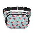 thumbnail image 1 of Easygdp Watermelon Fanny Packs for Women Men, Belt Bag, Fashion Crossbody Bags, for Workout/Running/Hiking, 1 of 9
