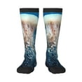 thumbnail image 1 of Easygdp White Jellyfish Dansing In The Ocean Fashionable Adult Sockings&Sports Sockings&Breathable Sockings, Non-Pilling,Contrasting Color Design, 1 of 9