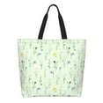 thumbnail image 1 of Easygdp Wildflower Watercolor 5 Tote Bags for Women,Women Travel Shoulder Bags Handbags，Big Capacity Shopping Work Bag, 1 of 8