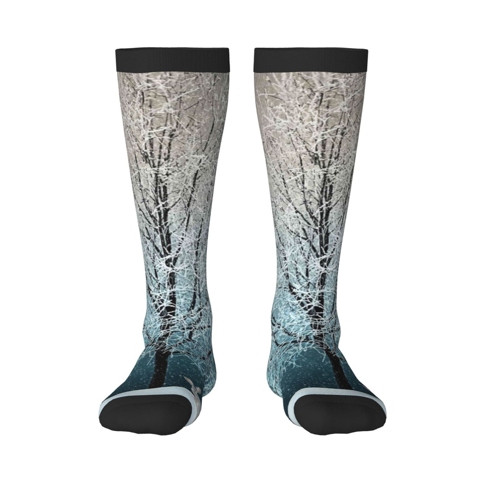 Easygdp Winter Rabbit Soccer Socks Sport Knee High Socks Calf ...