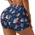 thumbnail image 1 of Easygdp Winter old man Playtime Yoga Shorts with Pockets for Women,Women's Biker Shorts Workout Gym Running Volleyball,Tummy Control-X-Large, 1 of 8