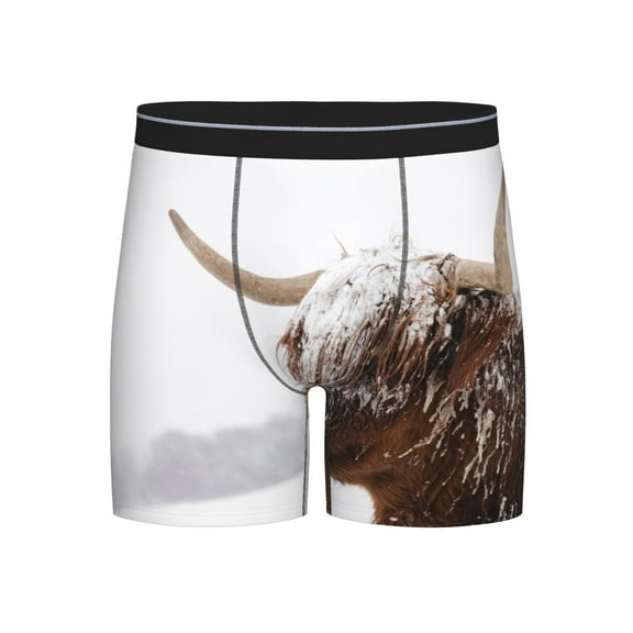 Easygdp Yak Men's Boxer Briefs Men’s Underwear Boxer Briefs for Men
