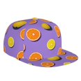 thumbnail image 1 of Easygdp Yellow Lemon And Orange Baseball Cap with Adjustable Flat Suitable for Head Circumference 22.4-23.6 in, 1 of 9
