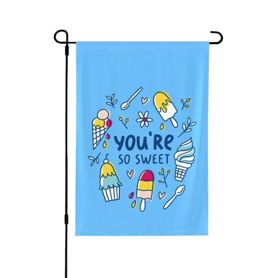 Easygdp You are so Sweet Garden Flag Yard Flag Welcome Flag, Double-Sided, Weather Resistant for Outdoor Decor - 28"x40"