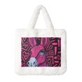 thumbnail image 1 of Easygdp ink Donkey Pop Art Plush Underarm Bag, Ladies Fluffy Shoulder Bag, Women Furry Tote Bag Y2K Plush Handbag for Autumn and Winter, 1 of 7