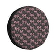 thumbnail image 1 of Easygdp pink bow Wheel Cover,Spare Tire Cover,4-17in Spare Tire Cover Universal Fit for Trailer, Car, Truck, SUV, Jeep-15 inch, 1 of 6
