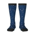 thumbnail image 1 of Easygdp star night sky Sport Knee High Socks Soccer Socks Calf Compression Athletic Socks for Men and Women, 1 of 6