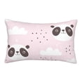 thumbnail image 1 of EasygdpCute Panda Polyester Fiber Double-Sided Pillowcase,Super Soft,Comfortable And Luxurious Pillowcase,Not Easy To Break Or Deform- 14"X20", 1 of 9