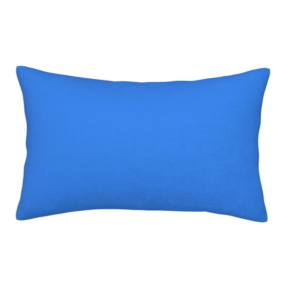 EasygdpDodgerblue Polyester Fiber Double-Sided Pillowcase,Super Soft,Comfortable And Luxurious Pillowcase,Not Easy To Break Or Deform- 16"X24"