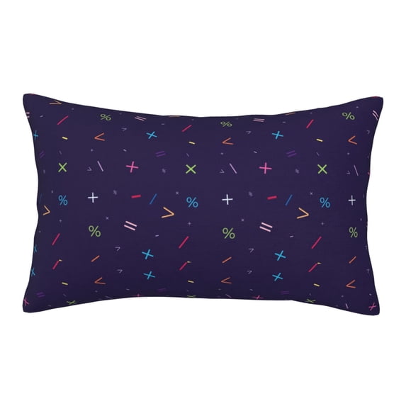 EasygdpMathematical Symbols Polyester Fiber Double-Sided Pillowcase,Super Soft,Comfortable And Luxurious Pillowcase,Not Easy To Break Or Deform- 20"X30"