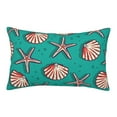 thumbnail image 1 of EasygdpStarfish And Shell Polyester Fiber Double-Sided Pillowcase,Super Soft,Comfortable And Luxurious Pillowcase,Not Easy To Break Or Deform- 14"X20", 1 of 9