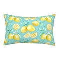 thumbnail image 1 of EasygdpYellow Lemon Polyester Fiber Double-Sided Pillowcase,Super Soft,Comfortable And Luxurious Pillowcase,Not Easy To Break Or Deform- 16"X24", 1 of 9