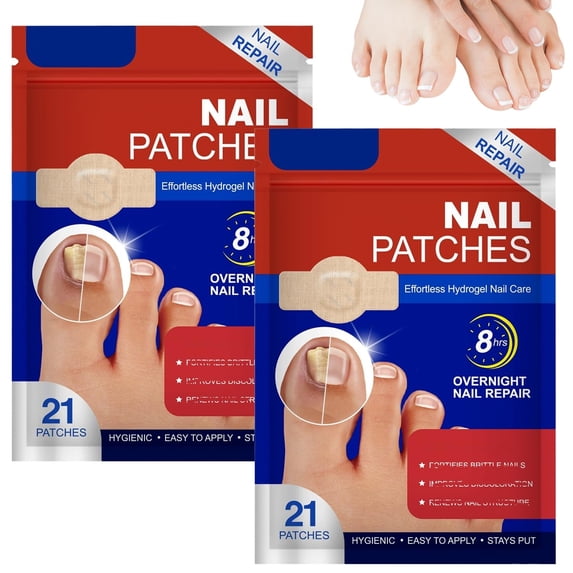 Easygou Fungal Nail Patches, 2026 New Fungal Nail Treatment Patches, Nail Repair Patches,Multi-Purpose Toenail Repair Treatment Pads,Toenail Patches, Antifungal Nail Treatment