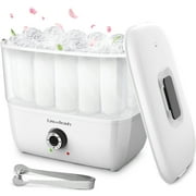 EasyinBeauty Portable Hot Towel Warmer for Facials - 5L Steamer Holds 16 Towels, Quick Heating in 1-5 Mins, Auto Off Timer, Foldable for Spa, Barber, Manicures, Massage