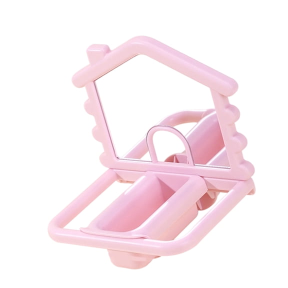 Easyly Clean Bird Stand with Mirrored and Dish Durability Birds Perches Feeders for Healthy Bird Feeding