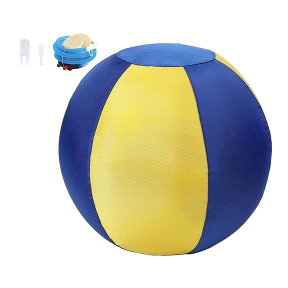 Easyly Inflatable Zippers Dog Toy Venting Toy Inflatable Ball for Training Playing Bonding Activity