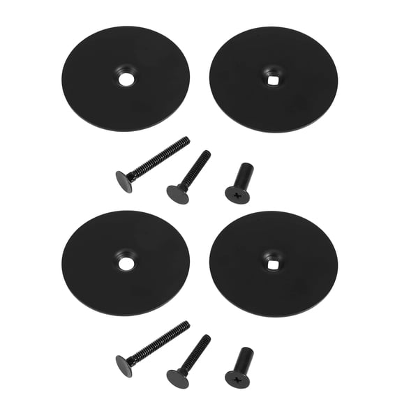 Easyly Install Latches Cover Plates Quick Setups for Door Hardware Holes Maintains Aesthetic Look Fit 1" to 2"