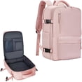 thumbnail image 1 of Easypack Usa Backpack, Easy Pack Backpack, 40L Expandable Carry on Flight Approved Travel Bag for Women Men, Pink, 1 of 7