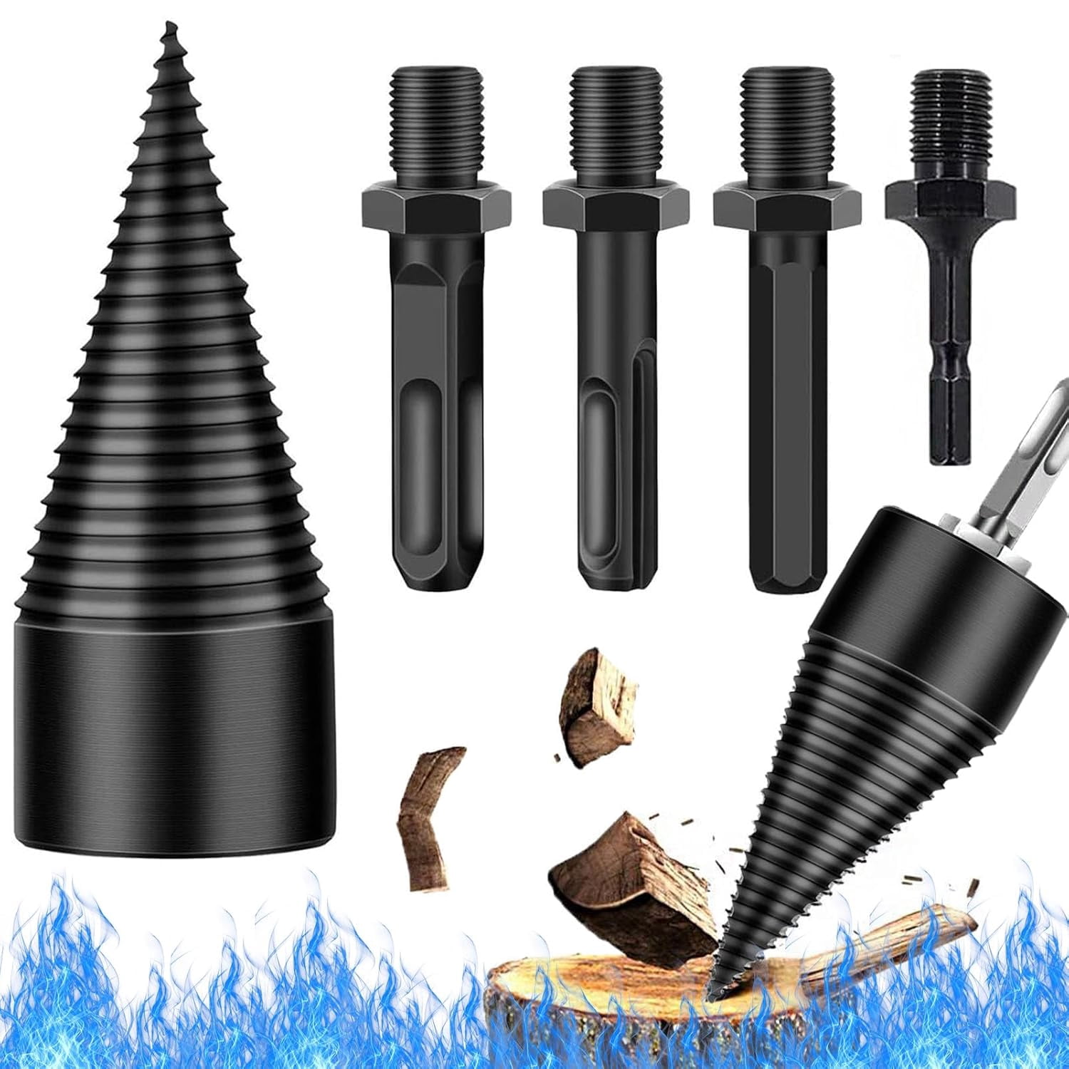 Easysplit Drill Bit, Easy Split Drill Bit, Shirem Wood Log Splitter ...