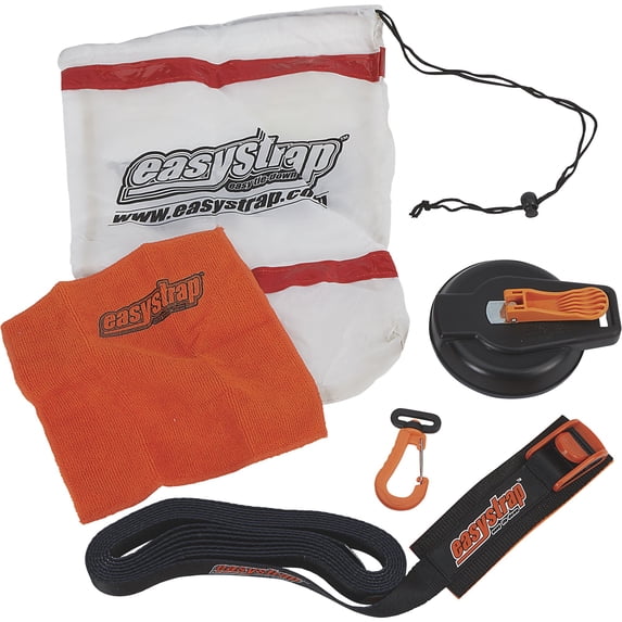 Easystrap Trunk Tie-Down Kit — 5-Pc., Black/Orange