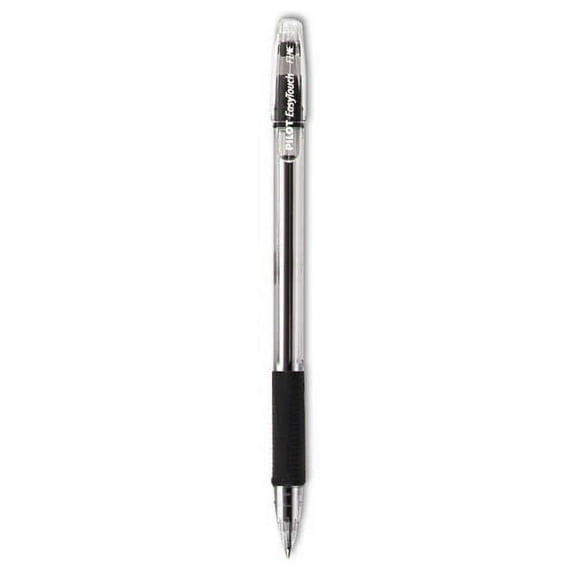 Easytouch Ballpoint Pen, Stick, Fine 0.7 Mm, Black Ink, Clear Barrel, Dozen | Bundle of 2 Dozen