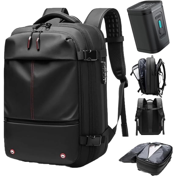 Easyvacpack Backpack, Easyvacpack, 60l Expandable Backpack With Vacuum Compression, Anti Theft Travel Vacuum Backpack (B)