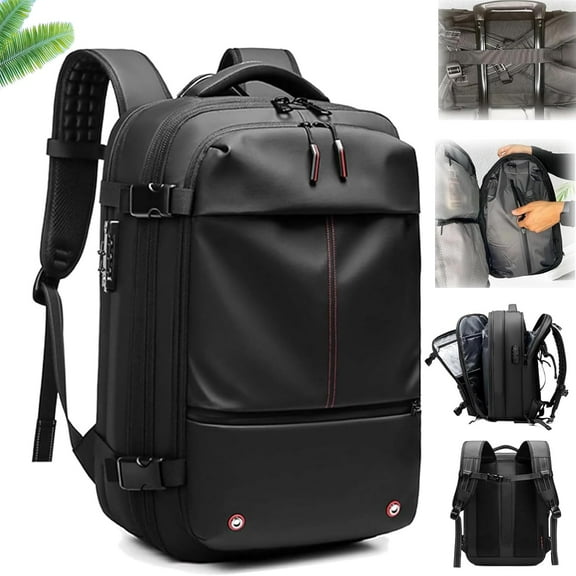 Easyvacpack Usa Carry on, Easyvacpack Backpack, Vacuum Seal Backpack Travel 60L Expandable Air Compression System (B)