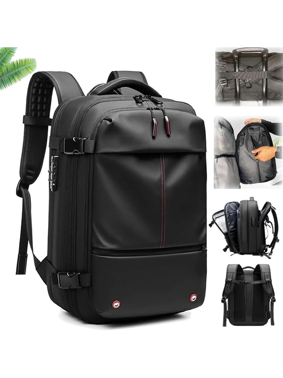Easyvacpack Usa Carry on, Easyvacpack Backpack, Vacuum Seal Backpack Travel 60L Expandable Air Compression System (B)