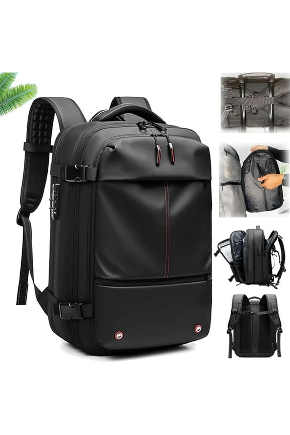 Easyvacpack Usa Carry on, Easyvacpack Backpack, Vacuum Seal Backpack Travel 60L Expandable Air Compression System (B)