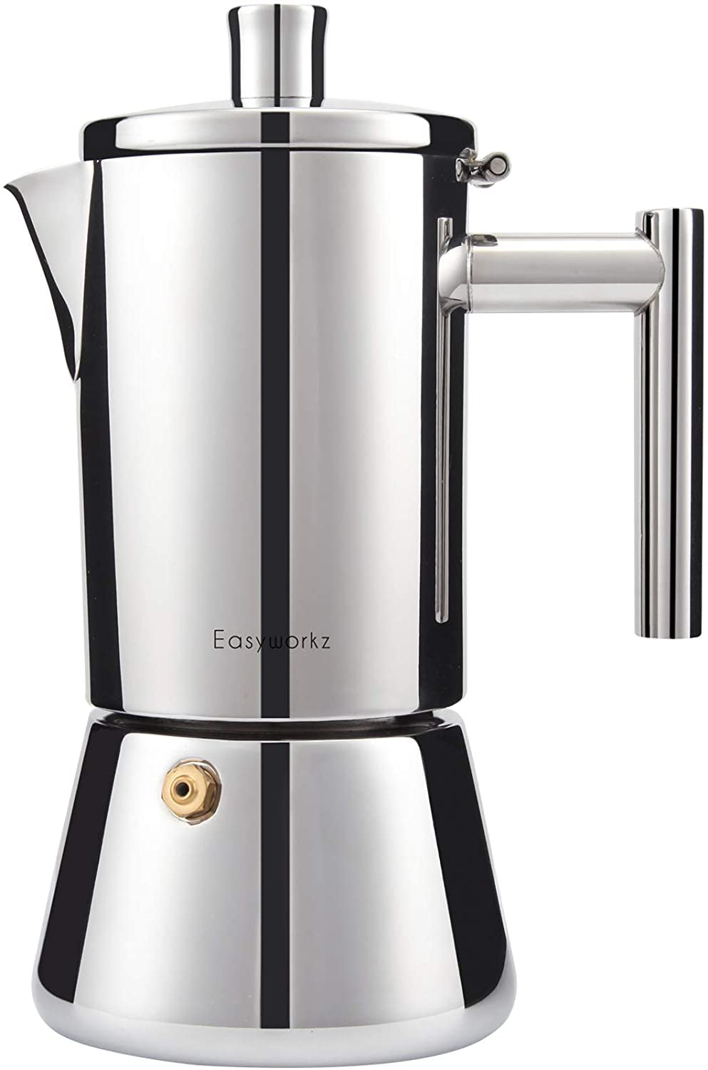 Stainless Steel Stovetop Italian Coffee Maker Espresso 6 Cup Moka Pot – Luv  Muggs