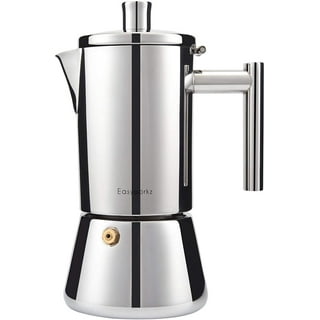 Gugxiom Stainless Steel Moka Pot, Mini Camping Coffee Percolator, Classic  Italian Style Stainless Steel Coffee Pot, Light and Resistant, for Outdoor