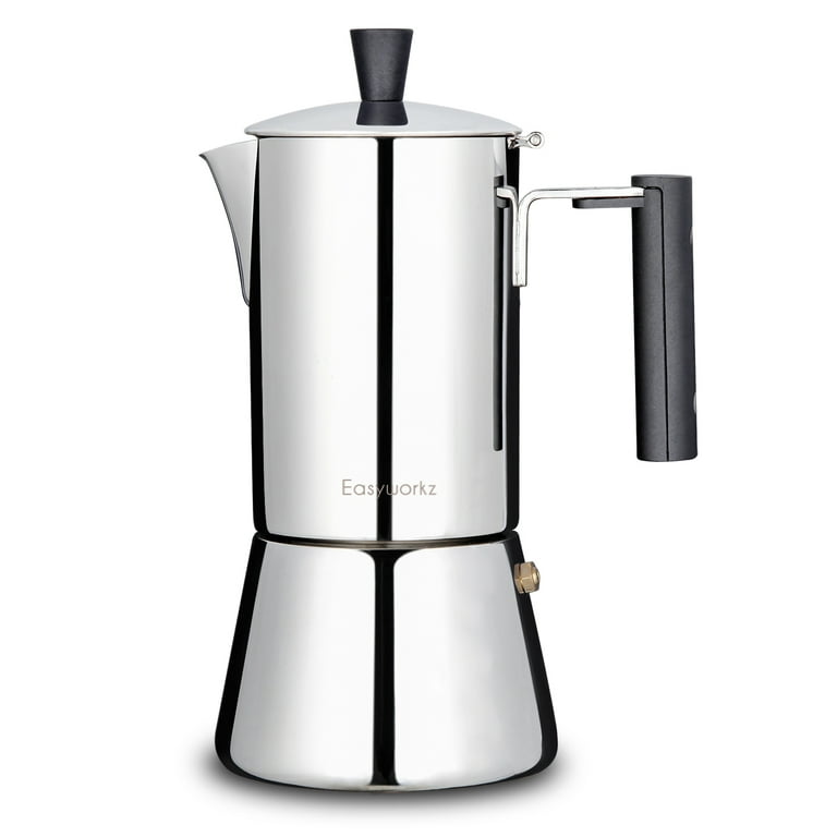Free Shipping! Easyworkz Pedro 4 Cup Stovetop Espresso Maker