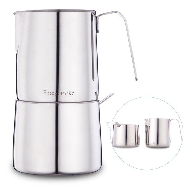 Easyworkz Stainless Steel 304 Creamer and Sugar Bowl with Spoon Coffee