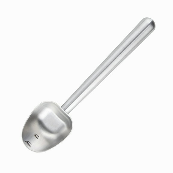 Easyworkz Stainless Steel Long Hollow Handle Coffee Scoop,7g Measuring Spoon for Ground Coffee and Loose Leaf Tea, Brushed Silver