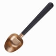 thumbnail image 1 of Easyworkz Stainless Steel Long Hollow Handle Coffee Scoop,7g Measuring Spoon for Ground Coffee and Loose Leaf Tea, Rose gold-Black, 1 of 12