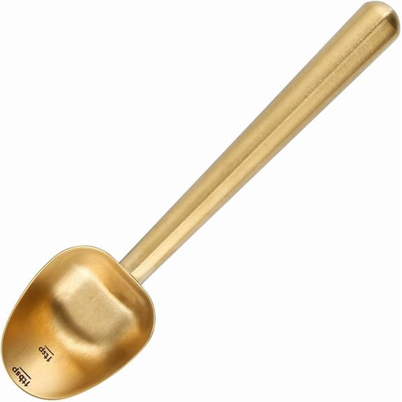 Easyworkz Stainless Steel Long Hollow Handle Coffee Scoop,7g Measuring Spoon for Ground Coffee and Loose Leaf Tea