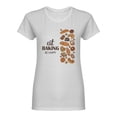 thumbnail image 1 of Eat Baking Shaped T-Shirt Women -Image by Shutterstock, Female Large, 1 of 2