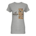 thumbnail image 1 of Eat Baking Shaped T-Shirt Women -Image by Shutterstock, Female x-Large, 1 of 2