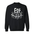 thumbnail image 1 of Eat Breakfast.  Sweatshirt Women -Image by Shutterstock, Female 3X-Large, 1 of 4