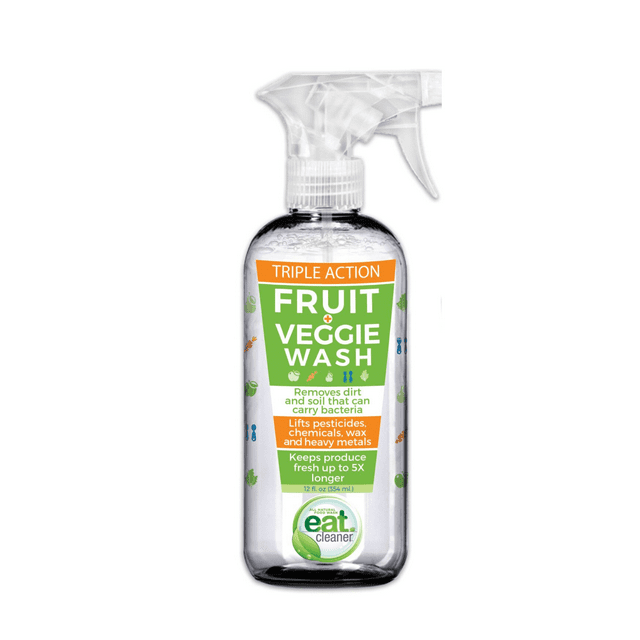 Eat Cleaner Organic Fruit & Veggie Wash, Fresh Vegetable Cleansing