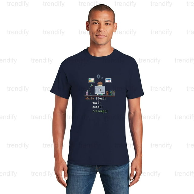 Eat Code Sleep Repeat Funny Python Programmer Computer Science Unisex T ... image.