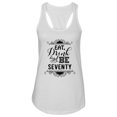 thumbnail image 1 of Eat Drink And Be Seventy Tank Women -Image by Shutterstock, Female Small, 1 of 4