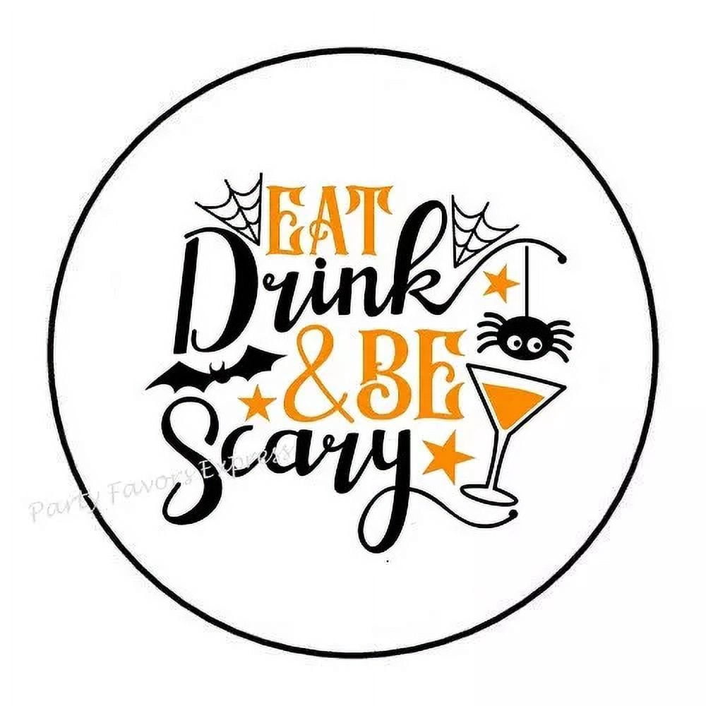 Long-Sleeve Midi Dress: Eat Drink and Be Scary (ce soir purple)